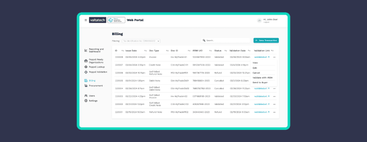 Track your invoices